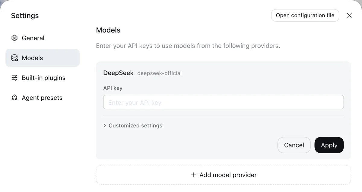 Presentación visual de DeepSeek Harness